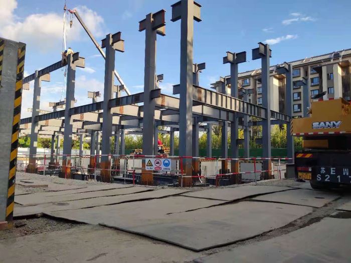 苏州市青剑110KV变电站新建钢结构工程